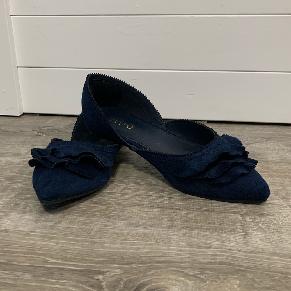 Navy flats size 7